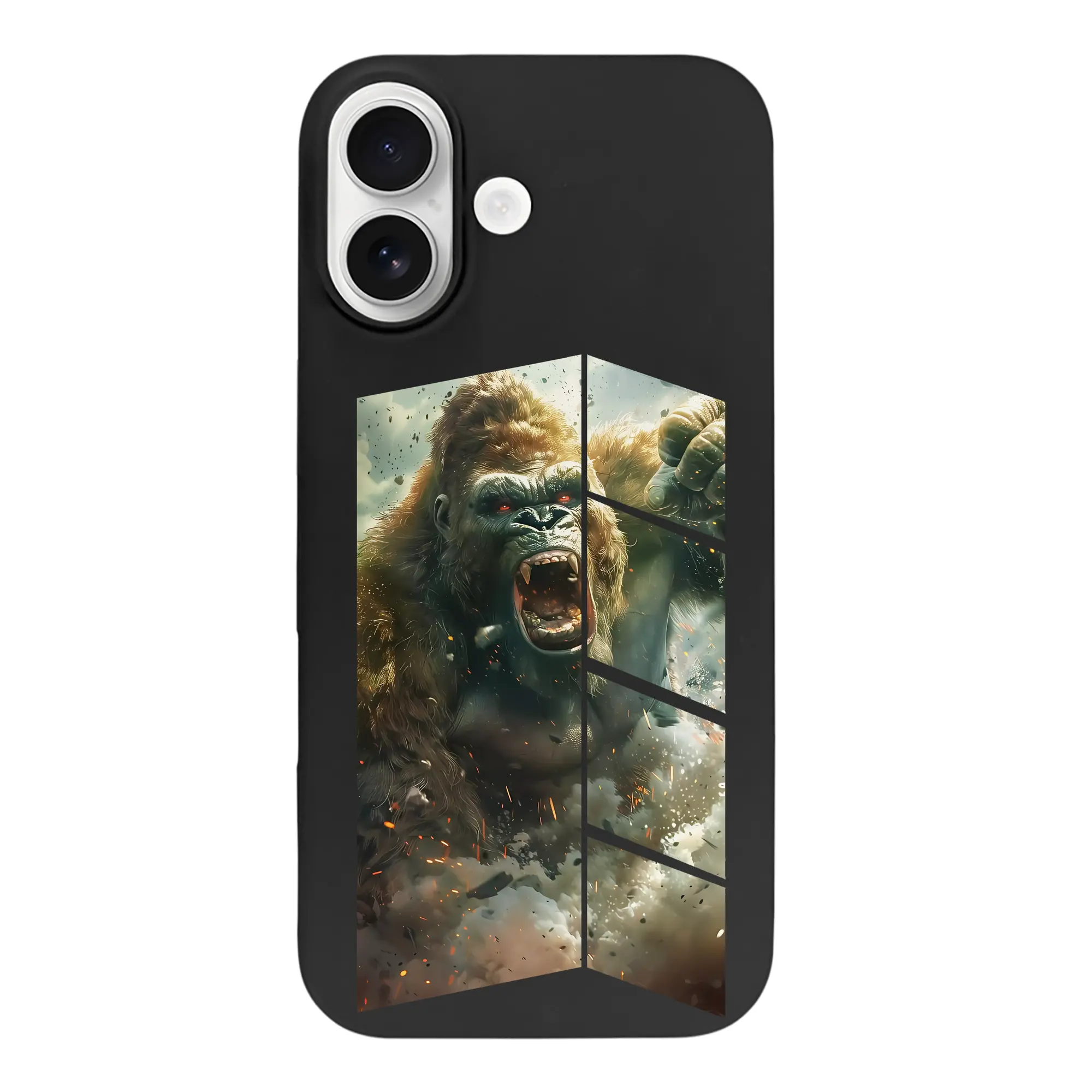 ゴジラ グッズ,キングコング - iPhone 17 シリーズ シリコンケース 薄型 耐衝撃 指紋防止 ソフトタッチカバー 精密フィット 傷防止 保護ケース iPhone 17/17 Air/17 Pro/17 Pro Max 対応